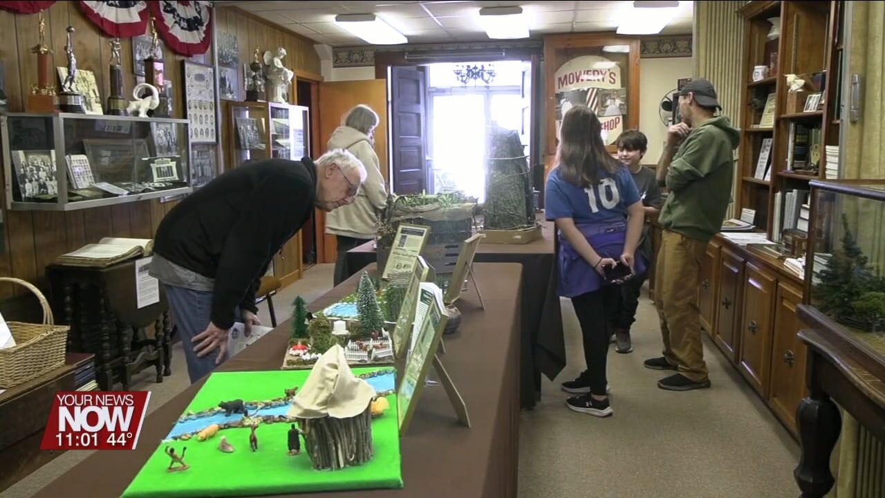 Cridersville Historical Society hosts Native American exhibit with models made by local 4th graders